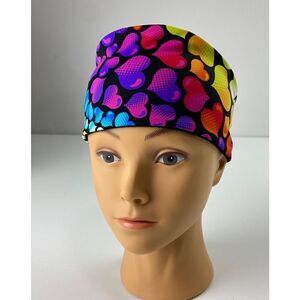 Womens Wide Elastic Headband for Sports, Running, Yoga, Fitness, Etc. Set of 9 N